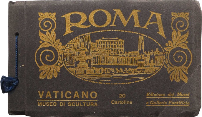 Фотоальбом «Roma. Vaticano museo di sculptura». Рим: Издание музея Галерея Понтифика, [б.г.].